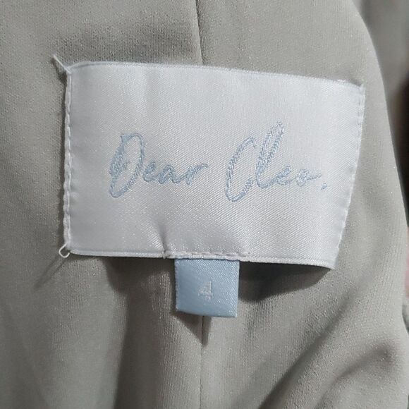 Dear Cleo Ivy Tie Back Dress with Side Slit in Mint Size 4 - Picture 10 of 15